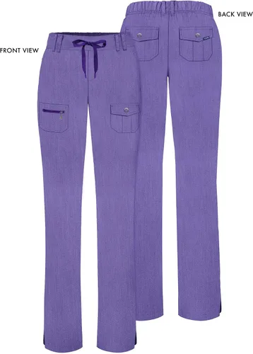Vista 5 de Adar Pro Scrubs para mujer, pantalones de yoga ajustados para piernas