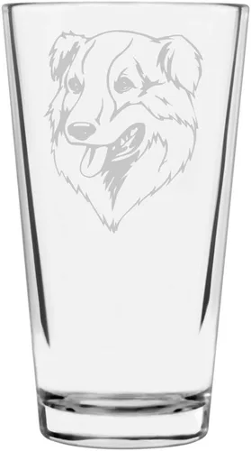 Vista 199 de Podenco Canario - Vaso de pinta de 16 onzas con temática de perro personalizado