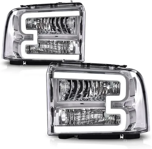 Vista 15 de GRAND ORANGE - Juego de faros delanteros, compatible con Ford F250 F350 F450 F550 1999-2004, para Ford Excursion 2000-2004, lado del conductor