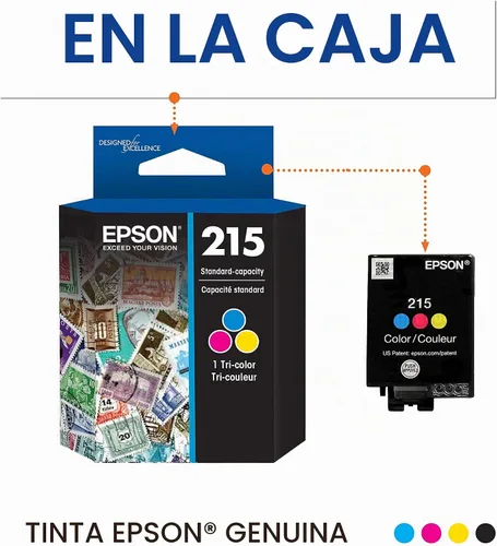 Vista 2 de Epson Cartucho tricolor T215530 de capacidad estándar de tinta 215