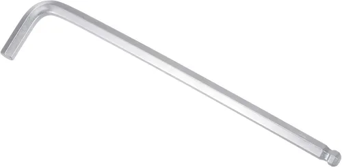 Vista 10 de uxcell Llave hexagonal de extremo de bola de 1/4", herramienta de reparación de brazo largo en forma de L 40Cr, tamaños SAE