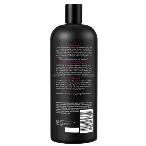 Vista 2 de TRESemmé - Champú hidratante, hidratación enriquecedora, 28 onzas, Volumen saludable, NA