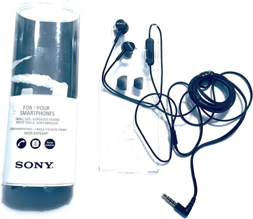 Vista 6 de Sony MDREX155AP Auriculares intrauditivos / auriculares con micrófono para llamadas telefónicas, negro (MDR-EX155AP / B) Integrated Mic and