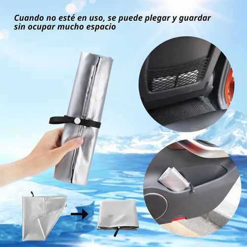 Vista 7 de VisionKids Funda de parasol para asiento de automóvil para bebé con bolsa de almacenamiento gratuita incluida, protector de calor para asiento