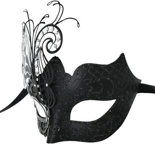 Vista 3 de Varias máscaras venecianas para mascaradasfiestasbaile de graduaciónMardi GrasBodaDecoración de pared