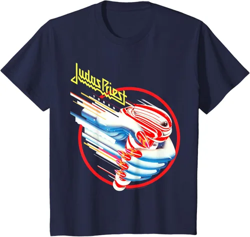 Vista 14 de Judas Priest Camiseta Turbo Album Negro