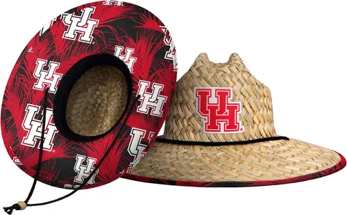 Vista 33 de FOCO - Sombrero de paja con logotipo de equipo universitario de NCAA y estampado floral para hombre