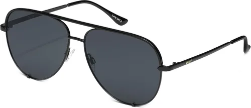 Vista 10 de QUAY High Key Extra Large Aviator Sunglasses Negro/Desvanecer