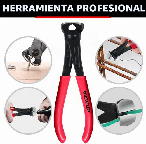 Vista 7 de WISEUP Extractor de clavos, alicates de carpintero de acero al cromo