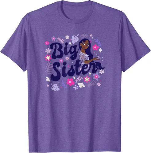 Vista 10 de Disney Encanto Isabela Madrigal Big Sister - Camiseta floral, gris, S Asfalto