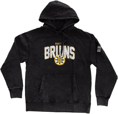 Vista 5 de Calhoun NHL Sudadera con capucha unisex Acid Wash - Sudadera de forro polar vintage para fanáticos