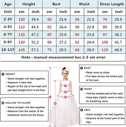 Vista 3 de JWZWJ Fancy Cinderella Princess Dress Costume Puff Sleeve Halloween Birthady Party Cosplay for Girls 2-11T