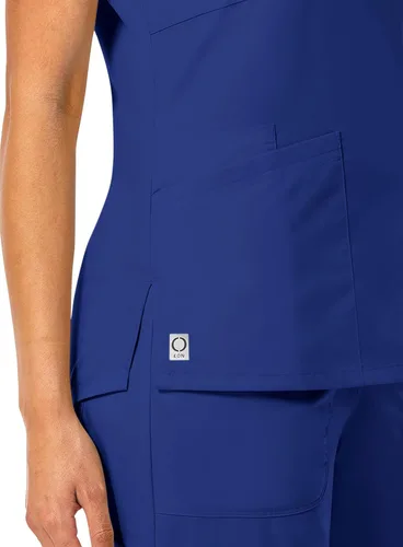 Vista 3 de Maevn Top cruzado con panel de malla EON para mujer