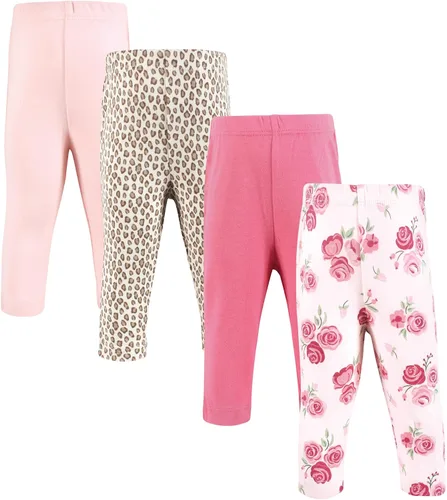 Vista 38 de Hudson Baby - Pantalones y leggings unisex de algodón para bebé 2-Rosa Negro