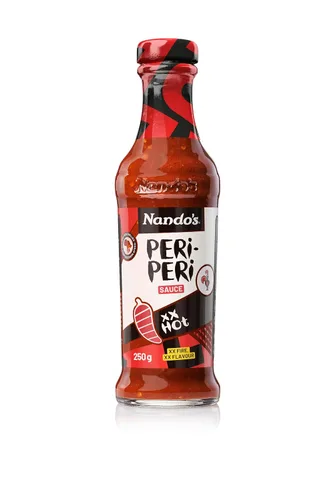 Vista 12 de Nandos PERi PERi - Salsas picantes, condimentos o marinados para alas, pescado, carne, arroz o verduras, sin colores ni sabores artificiales, sin