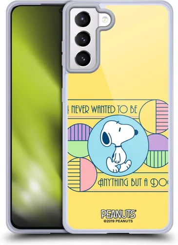 Vista 164 de Head Case Designs Snoopy Deco Dreams - Funda de gel con licencia oficial de Peanuts Blue Pattern [protección de grado militar] compatible con Google