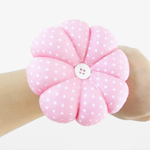 Vista 3 de Besplore Pin Cushion - Alfiler de muñeca con diseño de calabaza, color rosa