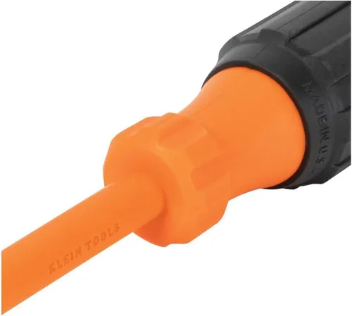 Vista 9 de Klein Tools 85076INS Juego de destornilladores aislados, fabricado en EE. UU., cuenta con destornilladores eléctricos de 1000V, (3) puntas Phillips