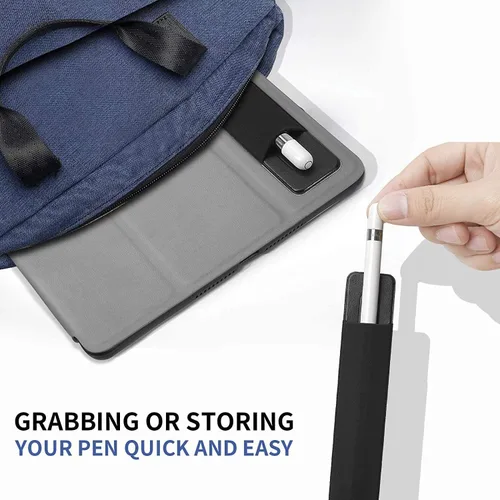 Vista 3 de BoxWave Universal Stylus PortaPouch - Jet Black, estuche para lápices capacitivos para smartphones y tablets