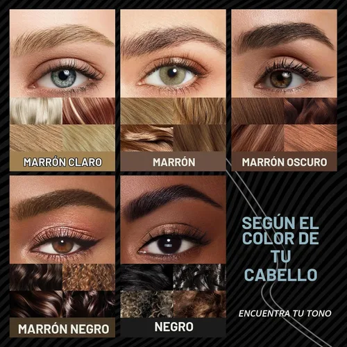 Vista 2 de Yulinlon Bolígrafo de cejas de doble extremo, punta de microhorquilla de 0.000 in, tinta líquida impermeable para cejas, micro-tenedor y puntas