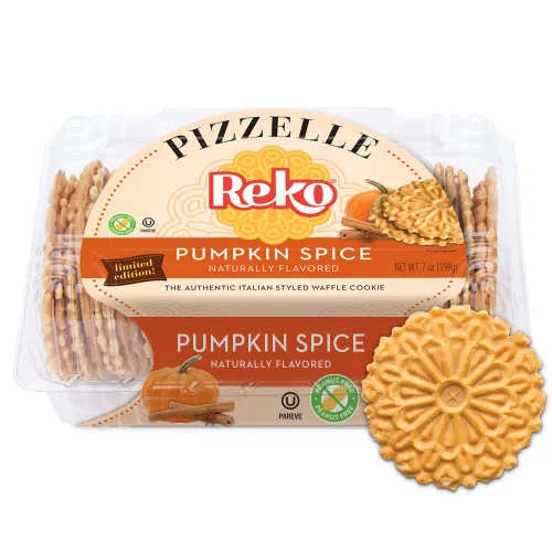 Vista 24 de Reko Pizzelle Galleta Gofre Auténtica Estilo Italiano, Anís, 7 Onzas (Paquete de 1)