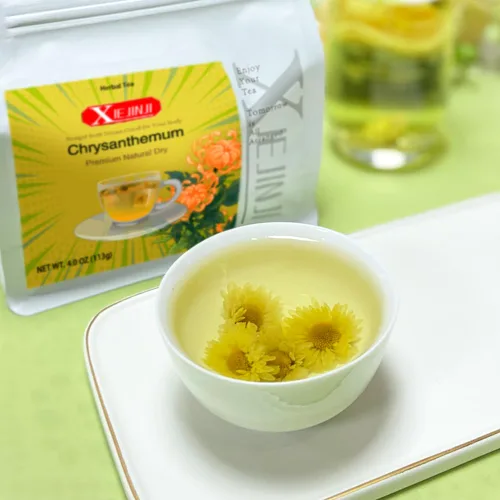 Vista 6 de Té de Crisantemo - 100% Puro Premium Natural Seco de Crisantemo Fetal (113g/3.98oz), Sin Cafeína, Sin OMG