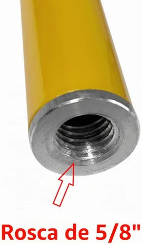 Vista 4 de 4 pulgadas 5/8 extensión poste para la antena GNSS RTK del prisma