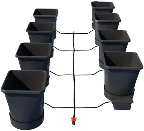 Vista 23 de AutoPot Sistema de 12 ollas XL con macetas de plástico de 6.6 galones y FlexiTank de 60 galones, sistema hidropónico de riego automático alimentado