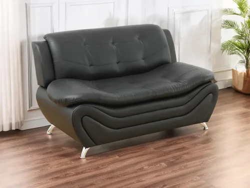 Vista 17 de Sofás de cuero, juego de sofás de sala, sofá para dormitorio, apartamento, juegos de muebles de sala de estar de cuero
