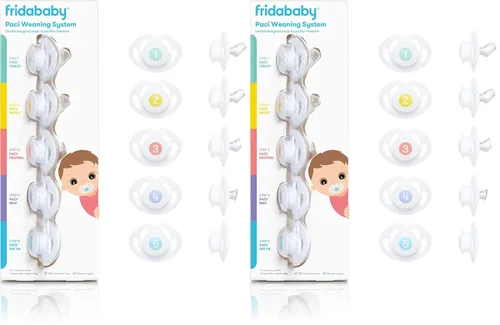 Vista 9 de Frida Baby Sistema de destete de chupete de silicona, sin BPA, sin látex
