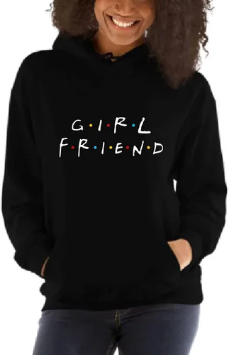 Vista 4 de ALLNTRENDS Sudadera con capucha para parejas, novios, amigos, regalo a juego