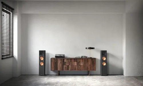 Vista 7 de Klipsch Reference Premiere RP-8000F II 2.0 - Par de altavoces de pie dobles con bocina híbrida Tractrix más grande de 90° x 90°, woofers