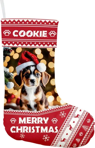 Vista 15 de Calcetines de Navidad personalizados, regalos de adorno de Navidad, carga tu imagen, crea medias para familia, niños, amantes, amigos, hogar