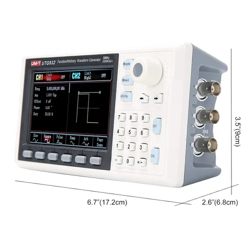 Vista 8 de UNI-T UTG932 + UTD2152CEX, kit de generador de funciones y osciloscopio