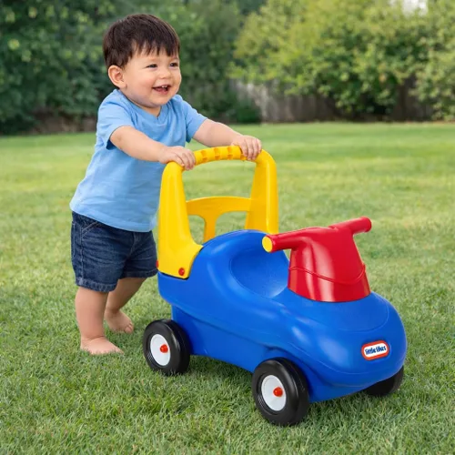 Vista 7 de Little Tikes Push and Ride Racer - (Exclusivo de Amazon), 22 pulgadas de largo x 10 pulgadas de ancho x 17 pulgadas de alto con tornillos