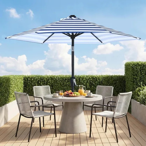 Vista 33 de ABCCANOPY 7.5FT Patio Umbrella Outdoor 6 RibsTable Umbrella(Brown)