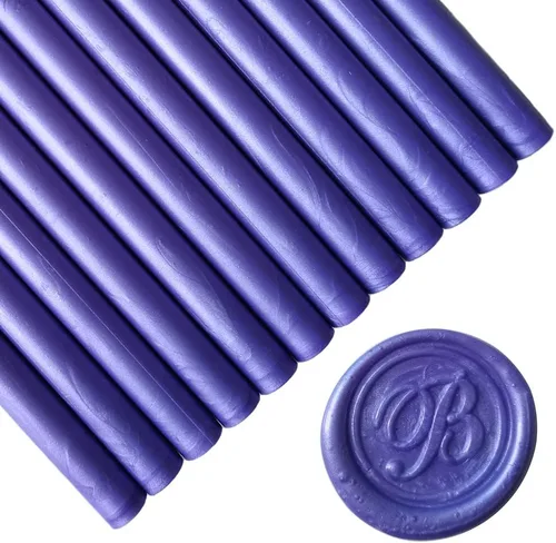 Vista 13 de 12 barras de cera para sellar pistola de pegamento para sello de cera, palos de cera PORXFLY Seal ideales para sobres de tarjetas, envoltura de Negro