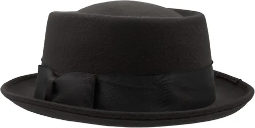 Vista 7 de Nicky Bigs Novelties Sombrero de cerdo para adultos, sombrero de cerdo de fieltro, casual, para navegante, gángster, accesorio de disfraz