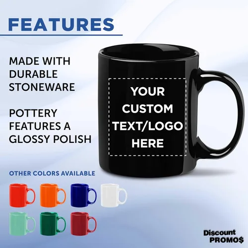 Vista 2 de Tazas de café de cerámica personalizadas para el Día del Padre, 11 onzas, juego de 10/50/100, paquete personalizado a granel, juego de tazas de café