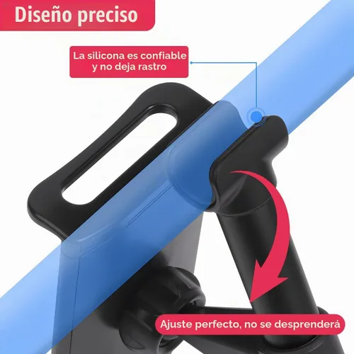 Vista 5 de Soporte para Reposacabezas de Automóvil, Universal Giratorio de 360 Grados para Tableta y Teléfono del Asiento Trasero, Soporte Ajustable
