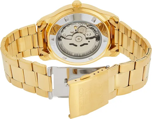 Vista 3 de Seiko 5 reloj automático Champagne Dial hombres SNKP20J1
