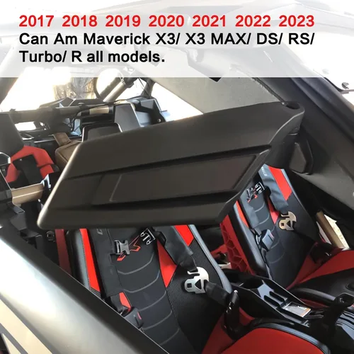 Vista 2 de Espejos laterales X3 compatibles con Can-Am Maverick X3 y X3 Max 2017-2025, espejos retrovisores laterales plegables para UTV que se separan, vidrio