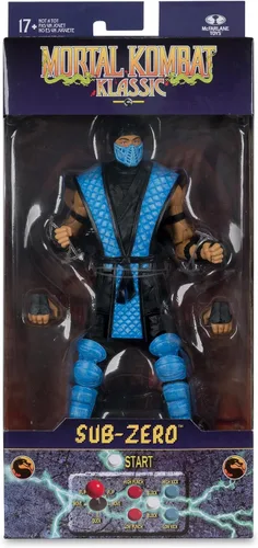 Vista 7 de McFarlane Toys - Figura de acción Mortal Kombat Klassic Sub-Zero de 7 pulgadas