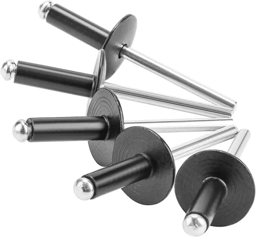 Vista 6 de Remaches ciegos de acero inoxidable de 1/8" x 1/2", remaches pop de 3,2 x 12,7 mm, paquete de 100