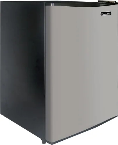 Vista 5 de Magic Chef Mini refrigerador de acero inoxidable sin congelador de 2.4 pies cúbicos