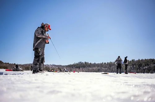 Vista 5 de Berkley Trilene – Hilo de pesca de fluorocarbono 100% para pesca en hielo