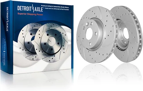 Vista 27 de Detroit Axle - Rotores de freno traseros para Toyota GR Supra BMW 230i 330e 330i 430i 530i 530i 530e 540d 540i xDrive X3 X4 Z4, rotores de freno