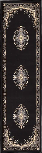 Vista 61 de Unique Loom - Alfombra de área estilo persa tradicional de la colección Reza, de 2 pies 2 pulgadas x 3 pies, colores negro y beige