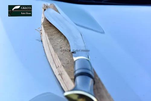 Vista 6 de GK&CO. Kukri House Genuino Kukri/Khukuri-13 Jungle o PRI Tipo British Gorkhas Issue, Auténtico Khukuri - Mango hecho a mano Nepal..