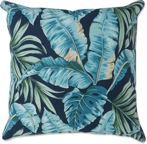 Vista 42 de Pillow Perfect Almohadas lumbares Delray azul marino para exteriores/interiores, 11.5 x 18.5 pulgadas, paquete de 2